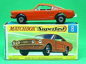 yzzr[@͌^ԁ@ԁ@[VOJ[ ^Cv}b`tH[h}X^O{bNXmatchbox lesney 8e ford mustang de type g2 avec neuf box