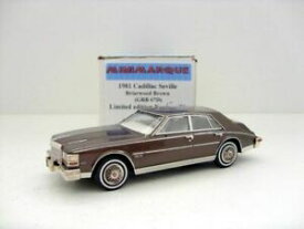 【送料無料】ホビー　模型車　車　レーシングカー キャデラックセビリアブラウンminimarque 143 grb 67d 1981 cadillac seville brown