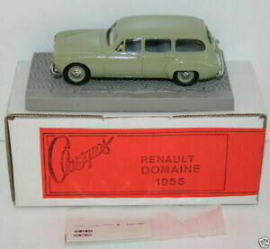 �y���������z�z�r�[�@�͌^�ԁ@�ԁ@���[�V���O�J�[ �X�P�[���z���C�g���^�����m�[�t�B�[���h�O���[��classiques bby 143 scale white metal renault domaine 1956 green