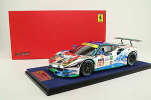 【送料無料】ホビー 模型車 車 レーシングカー スケール;フェラーリルマンlooksmart echelle 118; ferrari 488 gte; 2017 24 h le mans rn60; tres bon boxed