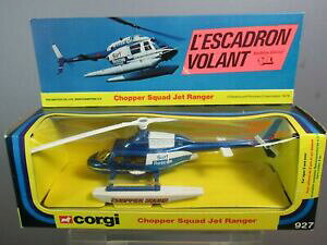yzzr[@͌^ԁ@ԁ@[VOJ[ re[WwRv^[fbg{bNXvintage corgi toys modele helicoptere 92 lot 9 vn en parfait etat, dans sa boite