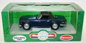 yzzr[@͌^ԁ@ԁ@[VOJ[ XP[f[hX^[britains 118 echelle moule sous pression metal voiture modele 7898triumph tr6 roadsterbleu