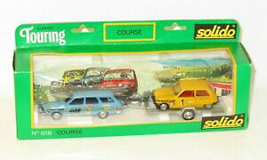 yzzr[@͌^ԁ@ԁ@[VOJ[ {bNXc[Og[[m[[Xm[143 solido cret touring 618 course renault 12 avec renault 5 sur remorque