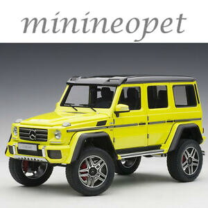 �y���������z�z�r�[�@�͌^�ԁ@�ԁ@���[�V���O�J�[ �����Z�f�X�x���c���f���r�[��autoart 76319 mercedes benz g 500 4 x 4 2 118 model car electric beam yellow