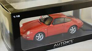 �y���������z�z�r�[�@�͌^�ԁ@�ԁ@���[�V���O�J�[ �|���V�F�J�������b�h�^�C�vautoart 78132 porsche 911 carrera 1995 type 993 rouge 118