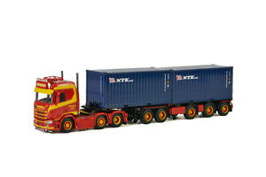 �y���������z�z�r�[�@�͌^�ԁ@�ԁ@���[�V���O�J�[ wsi meijering scania r 6x2 combi remorque amp; 2 conteneurs echelle 150