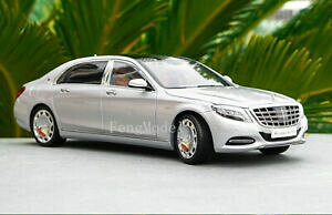 yzzr[@͌^ԁ@ԁ@[VOJ[ XP[xcNXfJ[RNVVo[118 scale mercedesbenz sclass s600 model car collection and decoration silver