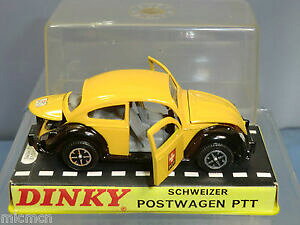 �y���������z�z�r�[�@�͌^�ԁ@�ԁ@���[�V���O�J�[ �{�b�N�X���f��dinky toys promotionnel modele 262 vw schweizer postwagen ptt vn en parfait etat, dans sa boite