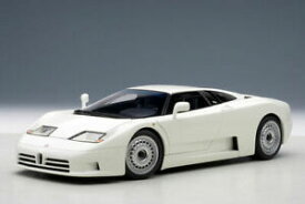 【送料無料】ホビー　模型車　車　レーシングカー ブガッティホワイトタイプtype de voiture bugatti eb110 gt 1991 blanc 118