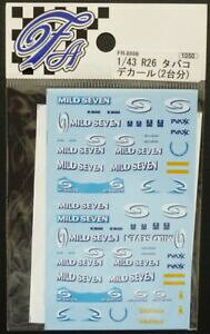 yzzr[@͌^ԁ@ԁ@[VOJ[ fJ[m[^oRfJ[decals fartefice fr0006 143 renault r26 tobacco decals