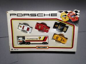 【送料無料】ホビー 模型車 車 レーシングカー マッチボックストラックトラックポルシェレースセット レーシングカー