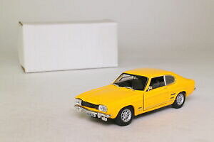 �y���������z�z�r�[�@�͌^�ԁ@�ԁ@���[�V���O�J�[ �_�C�J�X�g���t�H�[�h�J�v��deebels diecast 20; ford capri coupe; yellow; excellent boxed