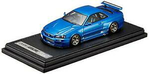 yzzr[@͌^ԁ@ԁ@[VOJ[ COjbVfXP[Abv~j`Aignition model 143 echelle haut secret gtr bnr34 bleu voiture miniature