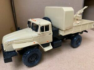 �y���������z�z�r�[�@�͌^�ԁ@�ԁ@���[�V���O�J�[ �n���h���C�h�g���b�N�E�����L���m��143 camion ural 4x4 avec canon zpu 232 by kimmeria metal handmade