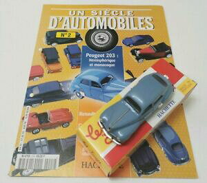 �y���������z�z�r�[�@�͌^�ԁ@�ԁ@���[�V���O�J�[ �v�W���[�Z�_���I���W�i���{�b�N�X�u�b�N���b�gsolido peugeot 203 berline 1954 boite dorigine fascicule n2