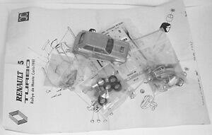 yzzr[@͌^ԁ@ԁ@[VOJ[ m[^[{eJ[zCg^Lbgrenault r5 turbo 1st oa montecarlo rally81rare 143 whitemetal first amr kit