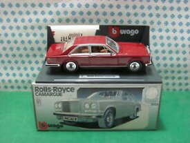 【送料無料】ホビー　模型車　車　レーシングカー ビンテージvintage rollsroyce camargue 118 bburago dasgupta 3001 mib