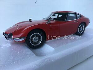 yzzr[@͌^ԁ@ԁ@[VOJ[ OAe}g^ebhA[gautoart 118 toyota 2000 gt coupe 1967 red art78751