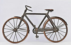 �y���������z�z�r�[�@�͌^�ԁ@�ԁ@���[�V���O�J�[ ���f���o�C�N�N���t�gmodele reduit artisanal velo ancien metal cuivre