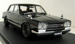 yzzr[@͌^ԁ@ԁ@[VOJ[ COjbVfXP[XJCCignition model 118 scale 0765 nissan skyline 2000 gtr pgc10 en resine noire voiture