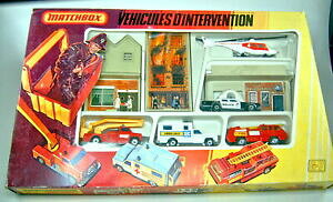 �y���������z�z�r�[�@�͌^�ԁ@�ԁ@���[�V���O�J�[ �}�b�`�t�����X�g�b�vmatchbox giftset g7 vehicules d intervention france 1979 top