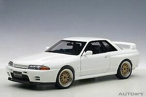 yzzr[@͌^ԁ@ԁ@[VOJ[ XJCCautoart 77416 nissan skyline gtr r32 vspec ii route voiture blanc bbs 118th