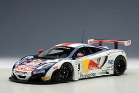 【送料無料】ホビー　模型車　車　レーシングカー マクラーレングアテマラレッドブルローブ＃モデルmclaren 12c gt3 red bull 2012 loeb parente 9 118 model autoart