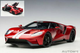 【送料無料】ホビー　模型車　車　レーシングカー フォードシルバーストライプダイカストmodellino auto scala 118 autoart ford gt liquid amp; silver stripes diecast