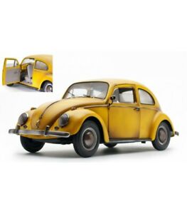 【送料無料】ホビー 模型車 車 レーシングカー フォルクスワーゲンセダンイエローvolkswagen beetle saloon 1961 yellow aged invecchiato 112 レーシングカー