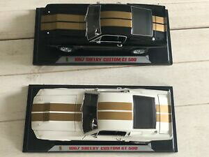 【送料無料】ホビー 模型車 車 レーシングカー カスタムセットset of 2 1967 shelby gt500 custom eleanor 118