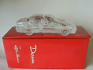 【送料無料】ホビー 模型車 車 レーシングカー アルファロメオダウムフランスクリスタルガラスモデルボックスalfa romeo 164 daum france verre cristal modele voiture 20 cm long 124 comme neuf in box