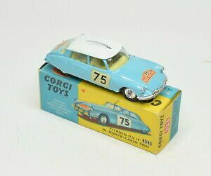 �y���������z�z�r�[�@�͌^�ԁ@�ԁ@���[�V���O�J�[ �R�[�M�[�V�g���G�������e�J����corgi toys 323 citroen ds 19 monte carlo quasi comme neufbox