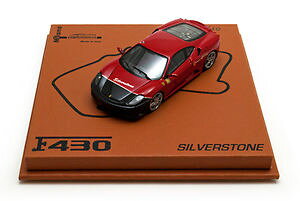 yzzr[@͌^ԁ@ԁ@[VOJ[ tF[Vo[Xg[gbNtecnomodel 143 ferrari f430 silverstone piste voiture corso piloti