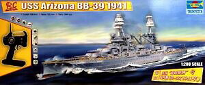 yzzr[@͌^ԁ@ԁ@[VOJ[ A]ifLbguss arizona bb39 1941 rc 24g battleship nave radiocomandata 1200 model kit