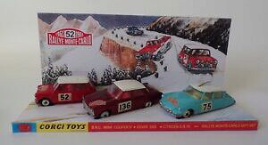 yzzr[@͌^ԁ@ԁ@[VOJ[ R[M[eJ[Zbg~jN[p[[o[VgGcorgi toys gift set 38 rallye montecarlo, mini cooper s rover 2000 citroen gs38