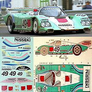 yzzr[@͌^ԁ@ԁ@[VOJ[ |VF}fJ[fJ[porsche 962 nisseki le mans 1991 49 143 autocollant decalcomanie