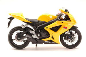 yzzr[@͌^ԁ@ԁ@[VOJ[ I[goCfsuzuki gsx r600 yellow motorcycle 112 model maisto