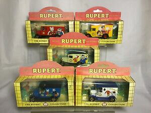 �y���������z�z�r�[�@�͌^�ԁ@�ԁ@���[�V���O�J�[ �o�b�`�{�b�N�X��lot de 5 boxed lledo days gone rupert bear vehicules 458