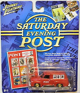 �y���������z�z�r�[�@�͌^�ԁ@�ԁ@���[�V���O�J�[ �W���j�[�t�H�[�h�p�l��johnny lightning samedi soiree apres 1955 ford panneau livraison blanc lightning