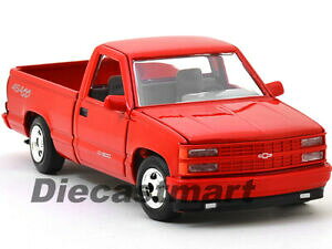 yzzr[@͌^ԁ@ԁ@[VOJ[ V{[sbNAbvgbNX[J[1992 chevrolet ss 454 camionnette rouge 124 petite voiture par motormax 73203