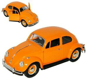 �y���������z�z�r�[�@�͌^�ԁ@�ԁ@���[�V���O�J�[ �t�H���N�X���[�Q���t�H���N�X���[�Q���r�[�g���I�����W�g���������b�N�J�b�gvw volkswagen coccinelle coupe orange avec enjoliveurs 1967 124 yatming luc