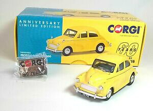 yzzr[@͌^ԁ@ԁ@[VOJ[ [X}Ci[NVbNfmorris minor 1000 in environ 254000 cm jaune 143 diecast classique modele de voiture par corgi vanguards