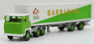 yzzr[@͌^ԁ@ԁ@[VOJ[ zXP[XEF[fXJjAgbNg[[{bNXa0105 wiking ho echelle 187 camion scania trailer sarrasani utilise sans boite
