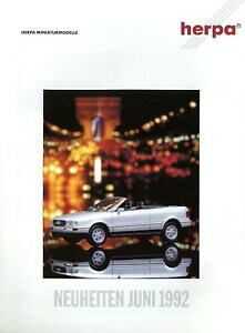 yzzr[@͌^ԁ@ԁ@[VOJ[ mxeBfptbgherpa nouveautes 1992 692 prospectus modele voitures voiture miniature prospectus brochure