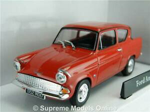 yzzr[@͌^ԁ@ԁ@[VOJ[ tH[hAOAfTCYhAZ_ford anglia voiture modele rouge 143 taille annees 1960 105e 2 portes saloon ro1