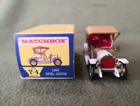 【送料無料】ホビー　模型車　車　レーシングカー マッチオペルスケールビンテージmatchbox y4 opel 1909 echelle 143 vintage toys