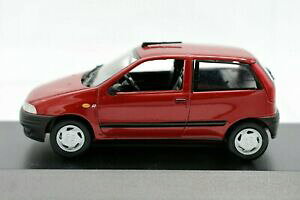 yzzr[@͌^ԁ@ԁ@[VOJ[ I[gtBAbgvgXJ_CJXgb\modellino auto fiat punto norev scala 143 diecast modellismo statico rosso