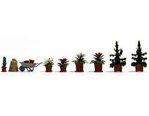 yzzr[@͌^ԁ@ԁ@[VOJ[ |bgzubVpots avec plantes et fleurs ho busch b 1235
