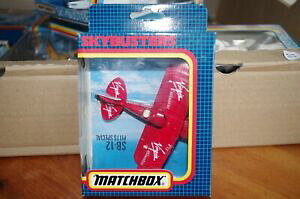 �y���������z�z�r�[�@�͌^�ԁ@�ԁ@���[�V���O�J�[ �}�b�`�{�b�N�X�o�[�W��matchbox skybusters avion sb12 pitts special virgin neuf en boite