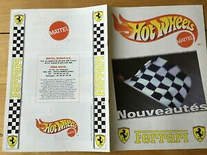 yzzr[@͌^ԁ@ԁ@[VOJ[ tF[}etXJ^Oy[W1999 f1 ferrari mattel france first catalogue 8 pages